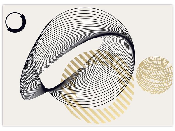 Obraz - Kształty geometryczne N⁰3 (70x50 cm)