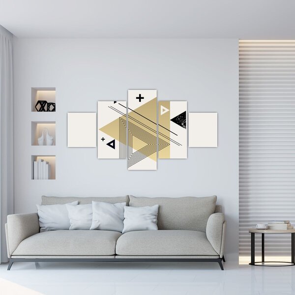 Obraz - Kształty geometryczne N⁰4 (125x70 cm)