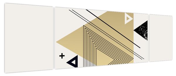 Obraz - Kształty geometryczne N⁰4 (170x50 cm)