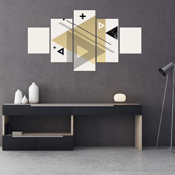 Obraz - Kształty geometryczne N⁰4 (125x70 cm)