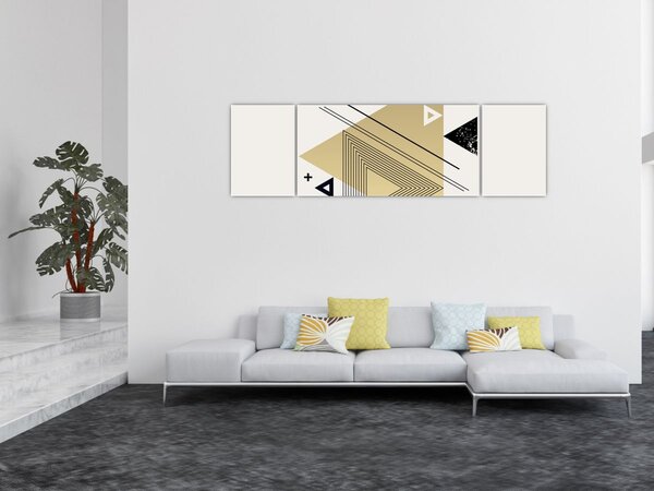 Obraz - Kształty geometryczne N⁰4 (170x50 cm)