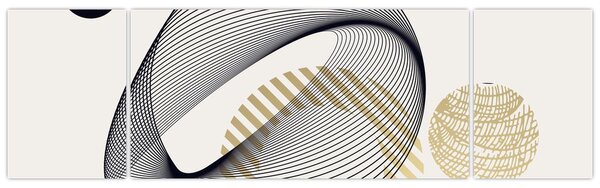 Obraz - Kształty geometryczne N⁰3 (170x50 cm)