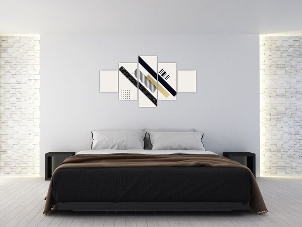 Obraz - Kształty geometryczne N⁰5 (125x70 cm)
