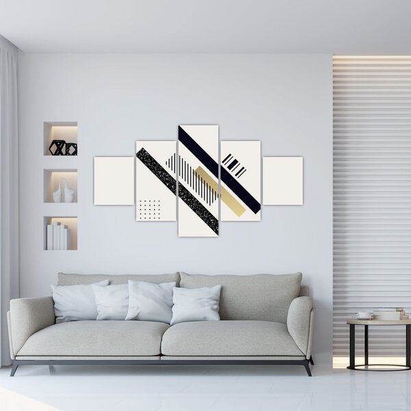Obraz - Kształty geometryczne N⁰5 (125x70 cm)