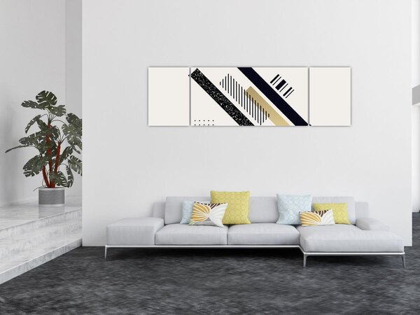 Obraz - Kształty geometryczne N⁰5 (170x50 cm)