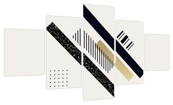 Obraz - Kształty geometryczne N⁰5 (125x70 cm)