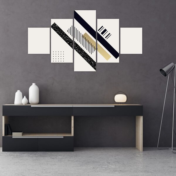 Obraz - Kształty geometryczne N⁰5 (125x70 cm)
