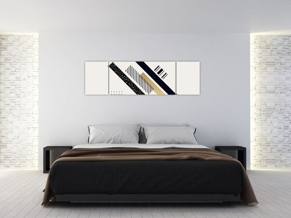 Obraz - Kształty geometryczne N⁰5 (170x50 cm)