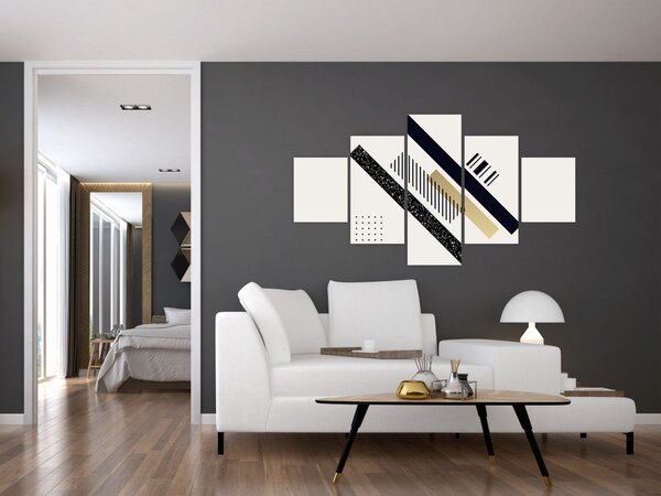 Obraz - Kształty geometryczne N⁰5 (125x70 cm)