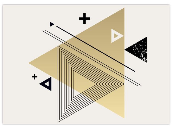 Obraz - Kształty geometryczne N⁰4 (70x50 cm)