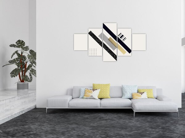 Obraz - Kształty geometryczne N⁰5 (125x70 cm)