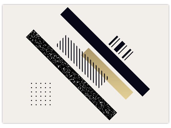 Obraz - Kształty geometryczne N⁰5 (70x50 cm)