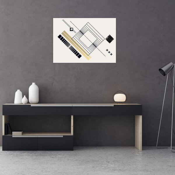 Obraz - Kształty geometryczne N⁰6 (70x50 cm)