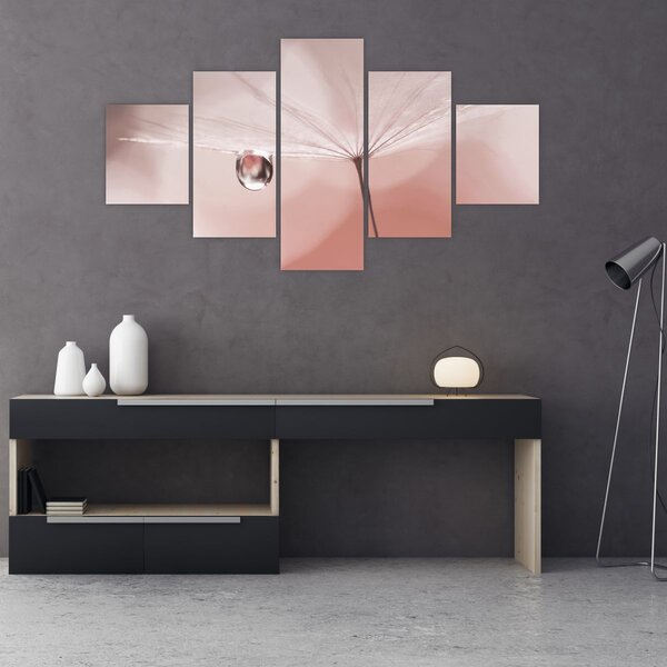 Obraz - Kropla rosy (125x70 cm)