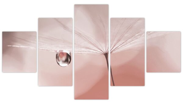 Obraz - Kropla rosy (125x70 cm)