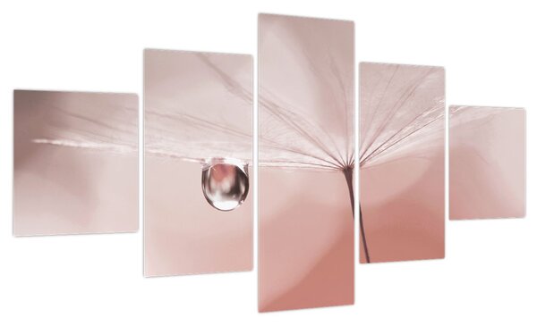Obraz - Kropla rosy (125x70 cm)