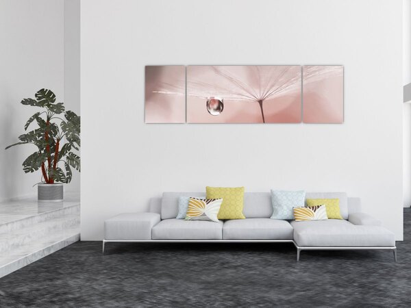 Obraz - Kropla rosy (170x50 cm)