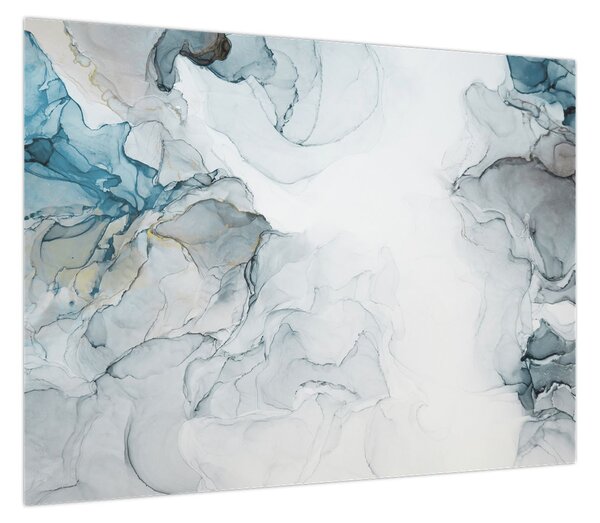 Obraz - Niebieski marmur (70x50 cm)