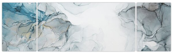 Obraz - Niebieski marmur (170x50 cm)