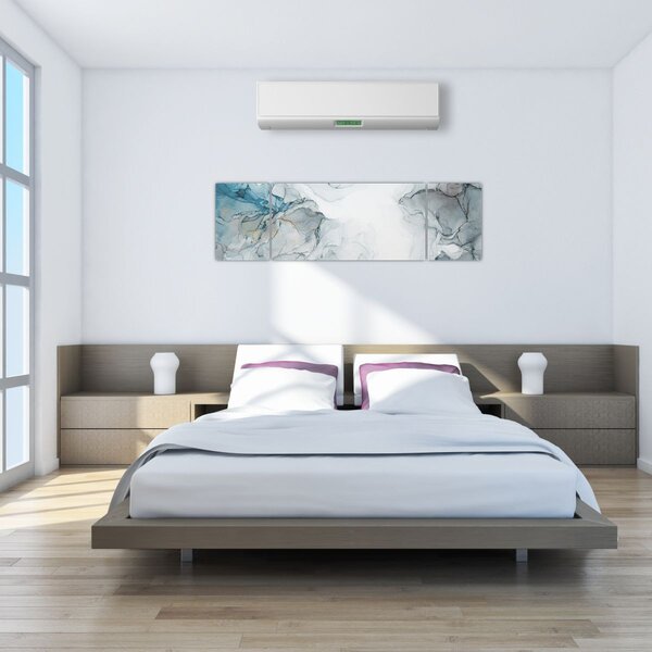 Obraz - Niebieski marmur (170x50 cm)