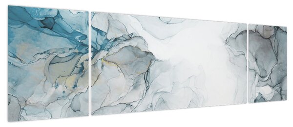 Obraz - Niebieski marmur (170x50 cm)