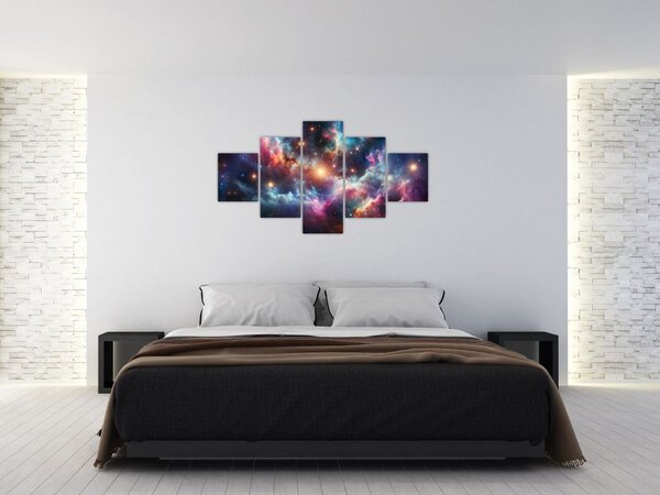 Obraz - Ciemny kosmos (125x70 cm)