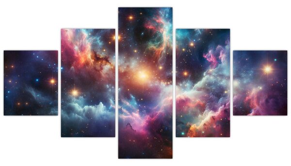 Obraz - Ciemny kosmos (125x70 cm)