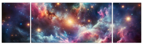 Obraz - Ciemny kosmos (170x50 cm)