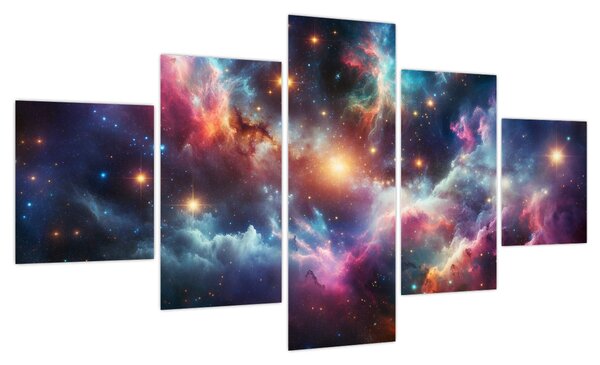 Obraz - Ciemny kosmos (125x70 cm)