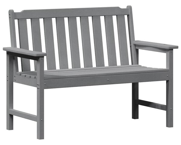 Ławka ogrodowa jasnoszary 120 x 59 x 88 cm hdpe