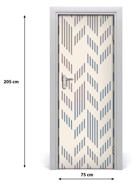 Naklejka fototapeta na drzwi Geometryczne tło