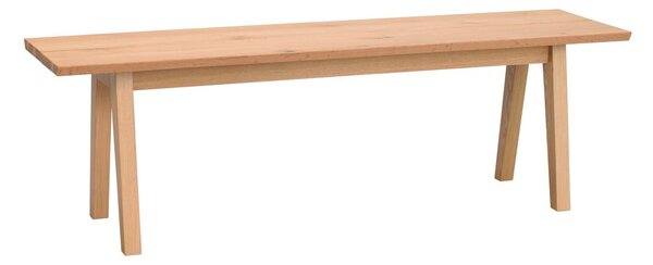 Drewniana ławka do jadalni w dekorze drewna dębowego Rowico Melfort, 144x38 cm