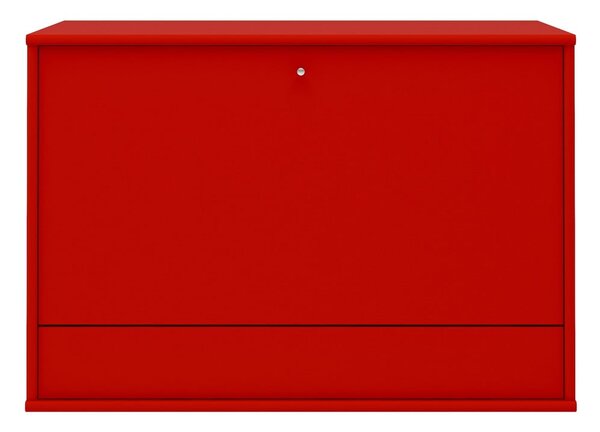 Czerwona wielofunkcyjna szafka ścienna Mistral 004