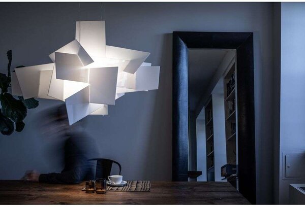 Foscarini - Big Bang LED XL Lampa Wisząca Ściemnialna Czerwona 10m