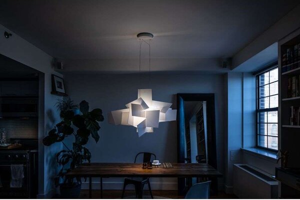 Foscarini - Big Bang LED XL Lampa Wisząca Ściemnialna Czerwona 10m