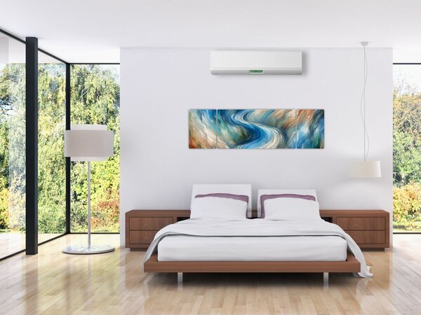 Obraz - Abstrakcyjny nurt (170x50 cm)