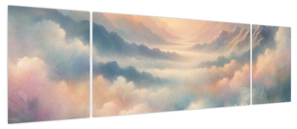Obraz - Chmury (170x50 cm)
