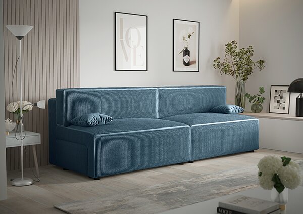 Niebieska rozkładana sofa D7-C59