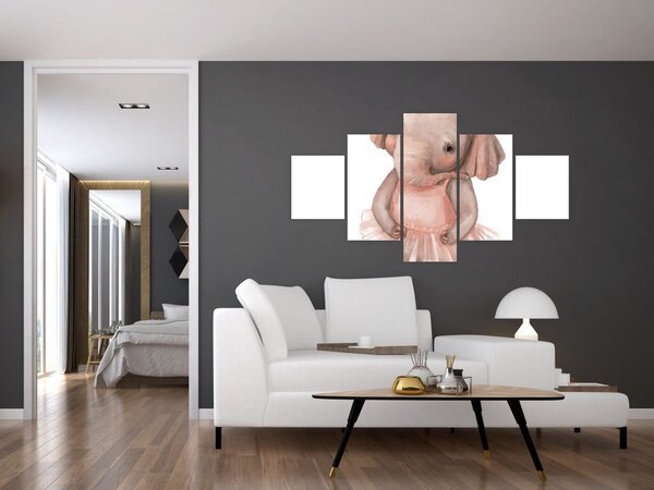 Obraz - Zwierzątko akwarelowe N⁰5 (125x70 cm)