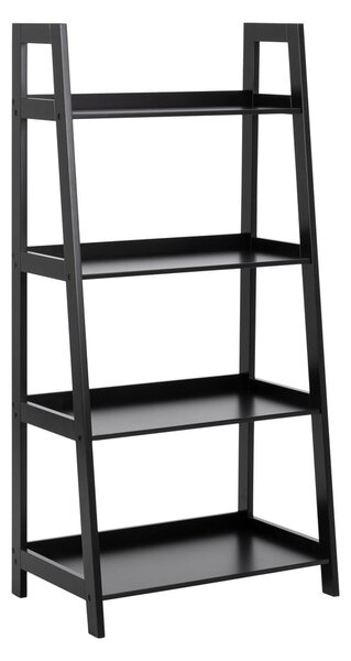 Czarny regał Actona Wally, wys. 130 cm
