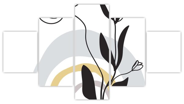 Obraz - Kwiaty w wazonie N⁰1 (125x70 cm)