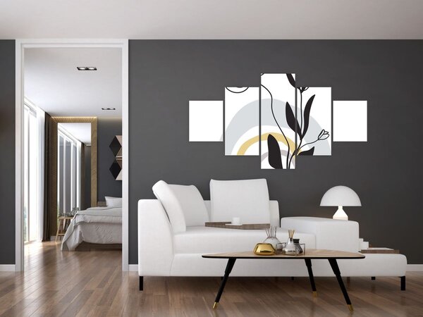 Obraz - Kwiaty w wazonie N⁰1 (125x70 cm)