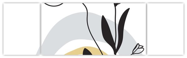 Obraz - Kwiaty w wazonie N⁰1 (170x50 cm)