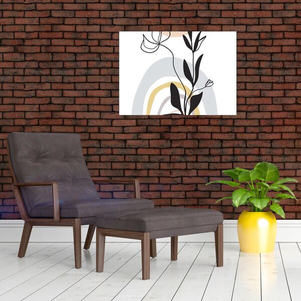 Obraz - Kwiaty w wazonie N⁰1 (70x50 cm)
