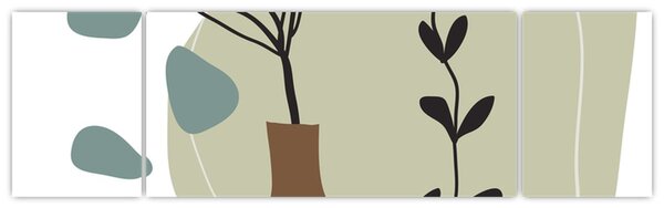 Obraz - Kwiaty w wazonie N⁰2 (170x50 cm)