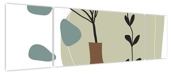 Obraz - Kwiaty w wazonie N⁰2 (170x50 cm)