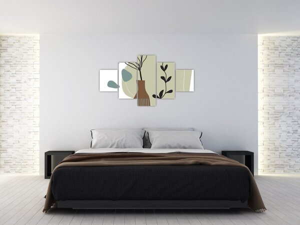 Obraz - Kwiaty w wazonie N⁰2 (125x70 cm)