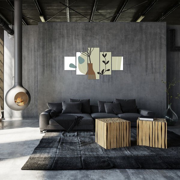 Obraz - Kwiaty w wazonie N⁰2 (125x70 cm)