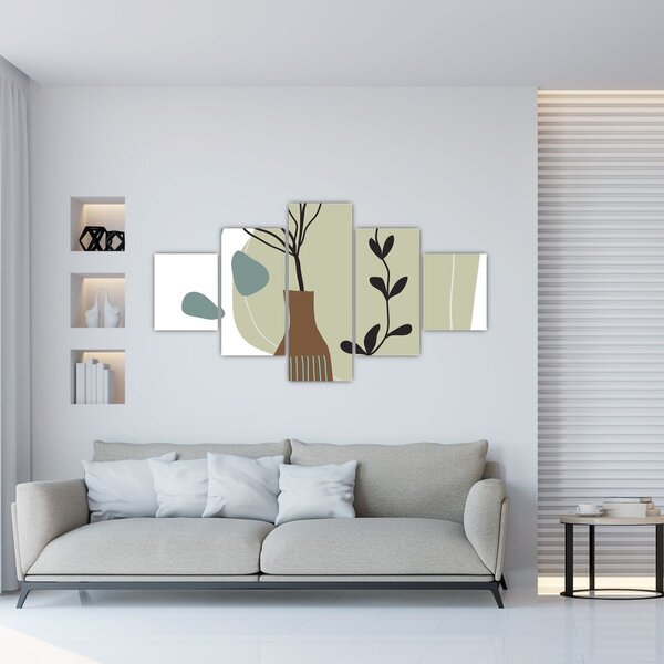 Obraz - Kwiaty w wazonie N⁰2 (125x70 cm)