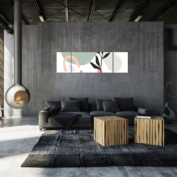 Obraz - Kwiaty w wazonie N⁰3 (170x50 cm)